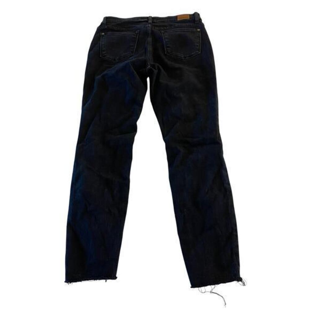 Judy Blue Skinny Jeans Black with Animal Cheetah Print Distressed Size 7 /28 - Picture 2 of 9